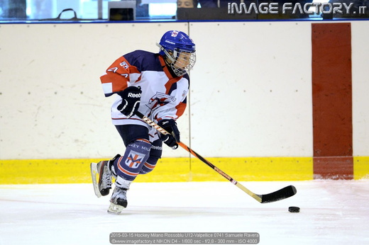 2015-03-15 Hockey Milano Rossoblu U12-Valpellice 0741 Samuele Ravera